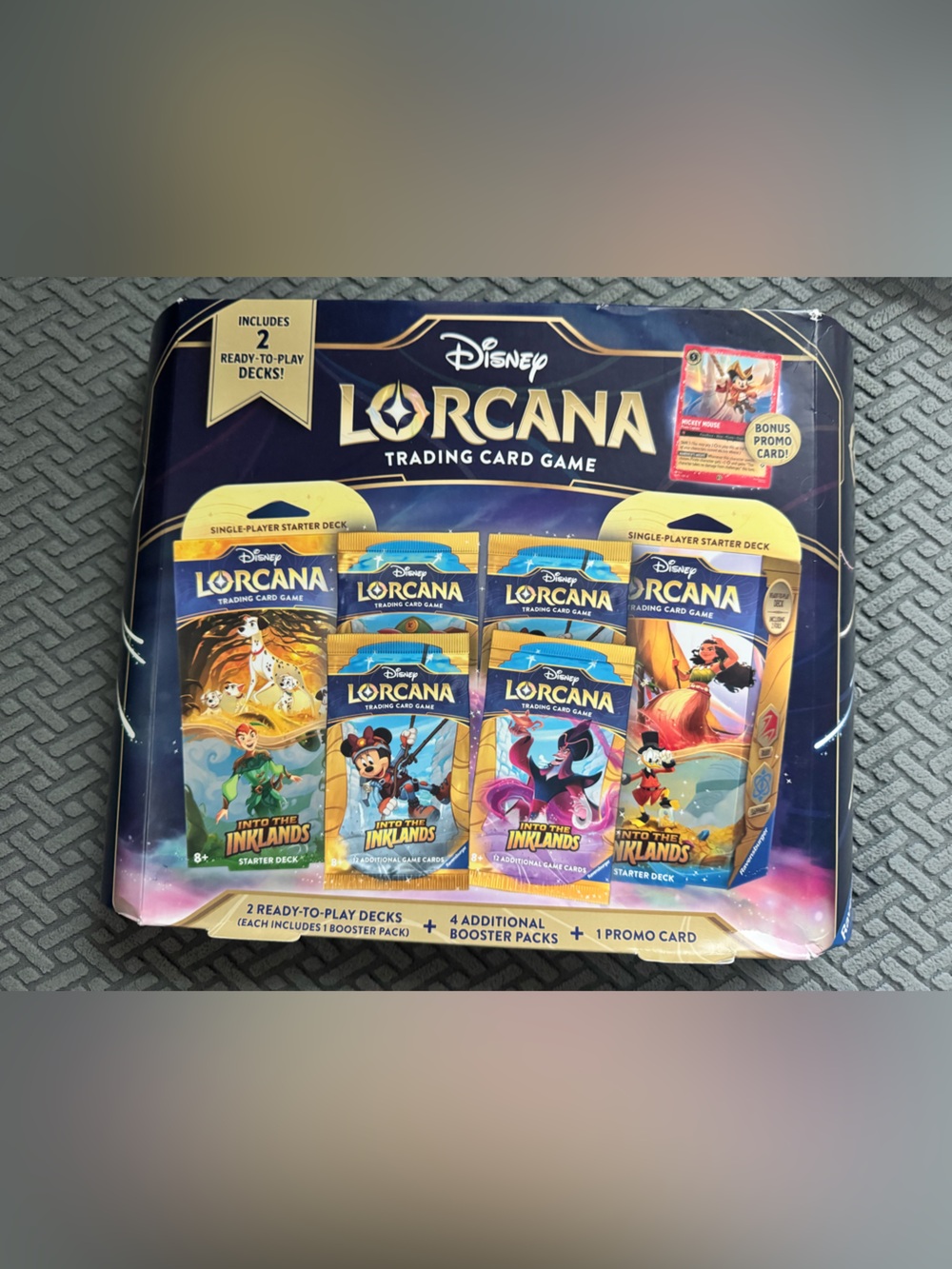 Disney Lorcana Starter Kit Packaging
